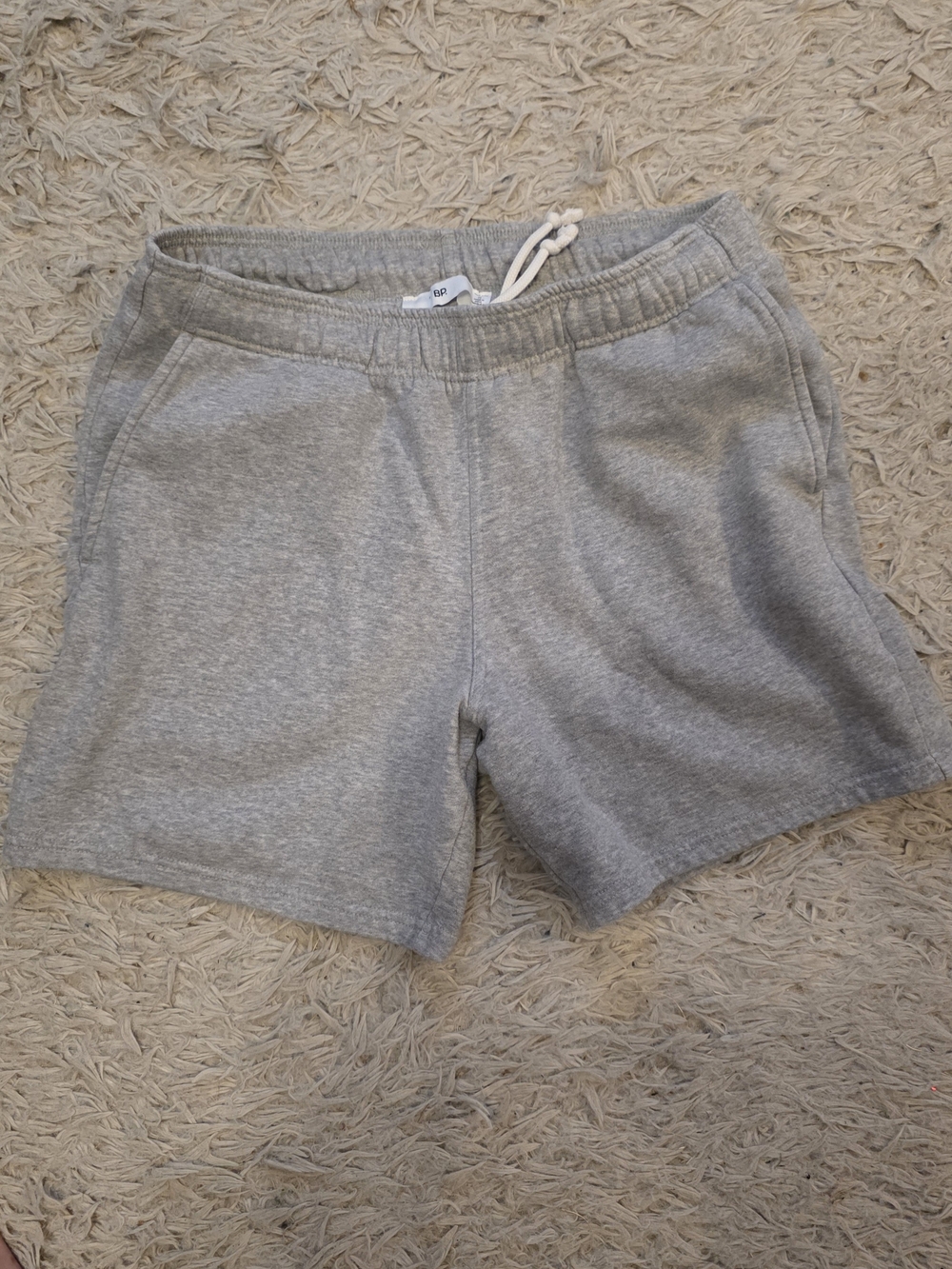 bp Light Gray Men's Jogger Sweatpant Shorts